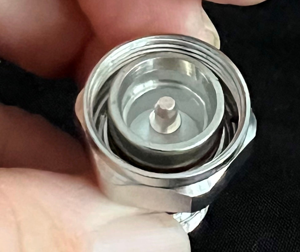 N-Type Female to 4.3-10 Male (Mini) - Adapter Coax Plug