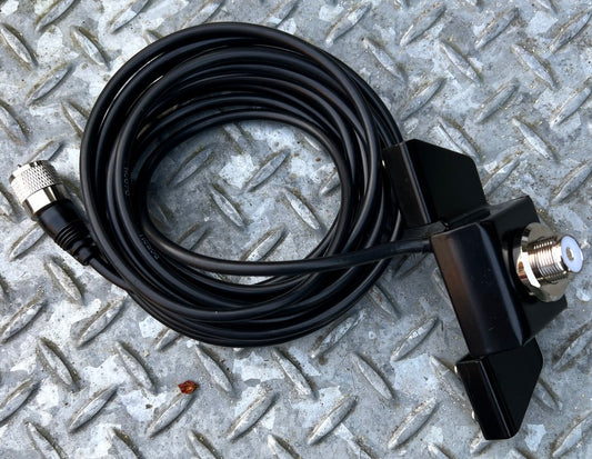 Mobile Base & Lead #5 - Antenna Base + Mount + Lead & PL259 Plug