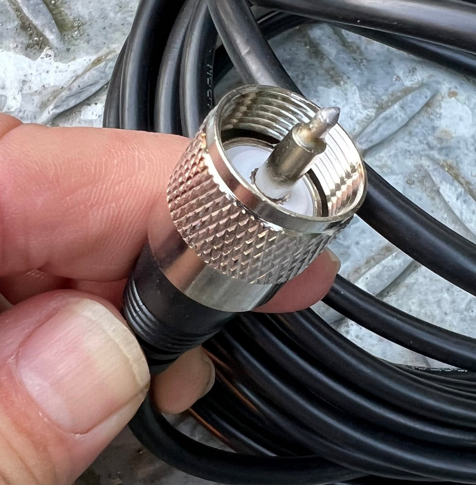Mobile Base & Lead #5 - Antenna Base + Mount + Lead & PL259 Plug