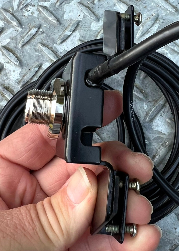 Mobile Base & Lead #5 - Antenna Base + Mount + Lead & PL259 Plug