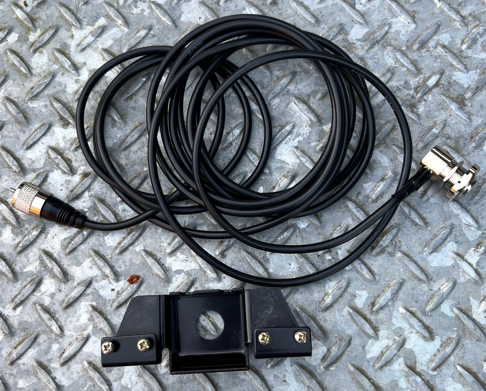 Mobile Base & Lead #5 - Antenna Base + Mount + Lead & PL259 Plug