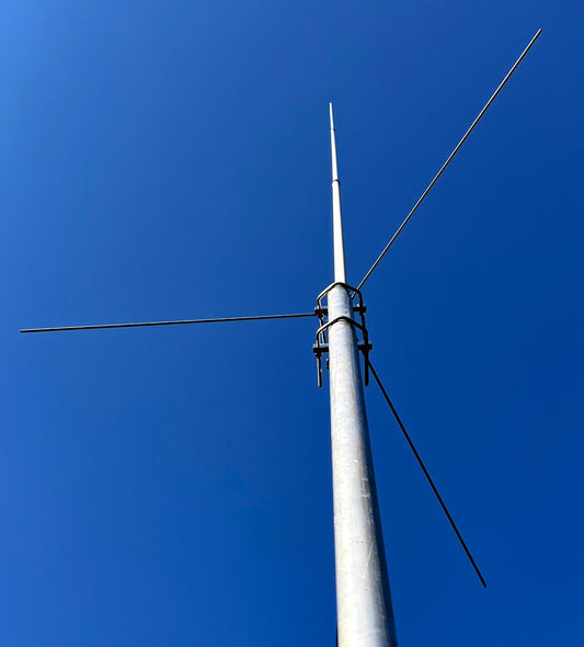 VHF Base Antenna 144-174Mhz 3 x Sections 4.6Mtr - Amateur - Ham Radio - Marine VHF Band