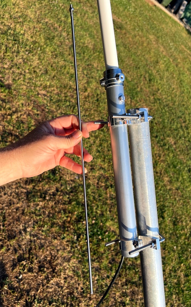 VHF Base Antenna 144-174Mhz 3 x Sections 4.6Mtr 7.8dBi **PRICE INCLUDES SHIPPING**