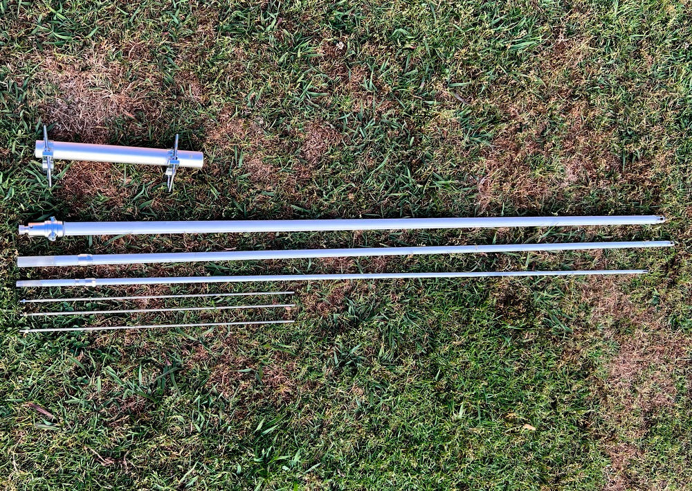 VHF Base Antenna 144-174Mhz 3 x Sections 4.6Mtr 7.8dBi **PRICE INCLUDES SHIPPING**