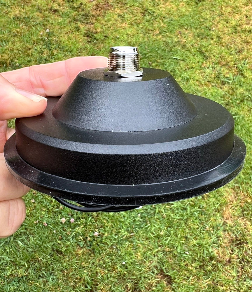 120mm Round Antenna Magenetic Base Mount, Lead, Plug and Adaptor