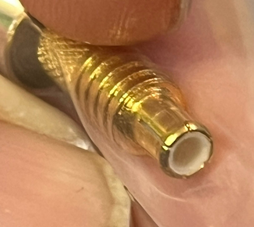 Coax Plug Crimp/Solder MCX Connector to RG58 Cable #74, No74