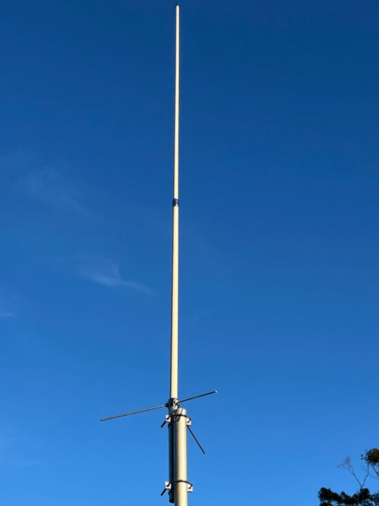 Base Antenna 430Mhz-480Mhz UHF Complete With Ground Radials Kit And Mounting Brackets