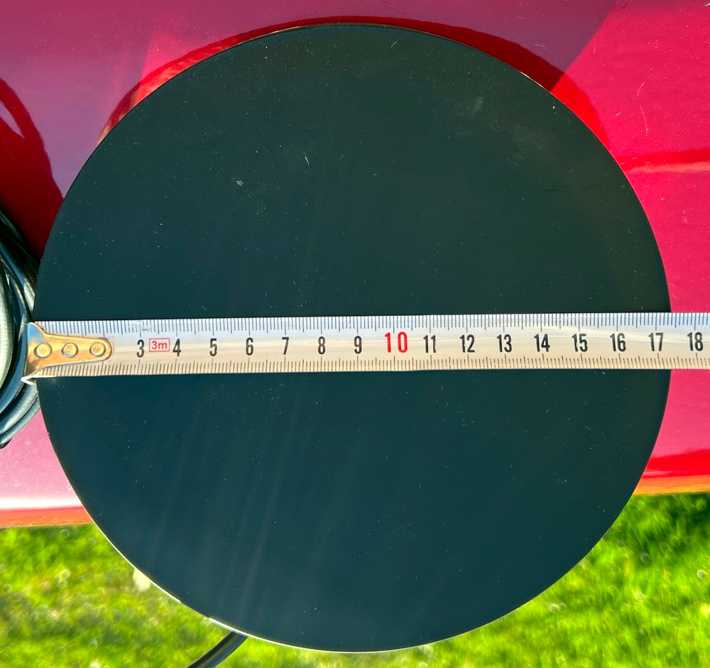 175mm Round Antenna Magenetic Base Mount, Lead, Plug and Adaptor