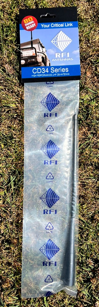 RFI UHF CB Radio Antenna - 476-478Mhz With Magnetic Base, Lead, FME & PL259 adaptor