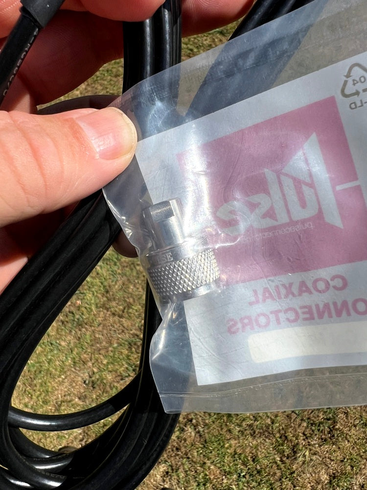 RFI UHF CB Radio Antenna - 476-478Mhz Mobile Antenna With Base, Lead, PLug and Adaptor