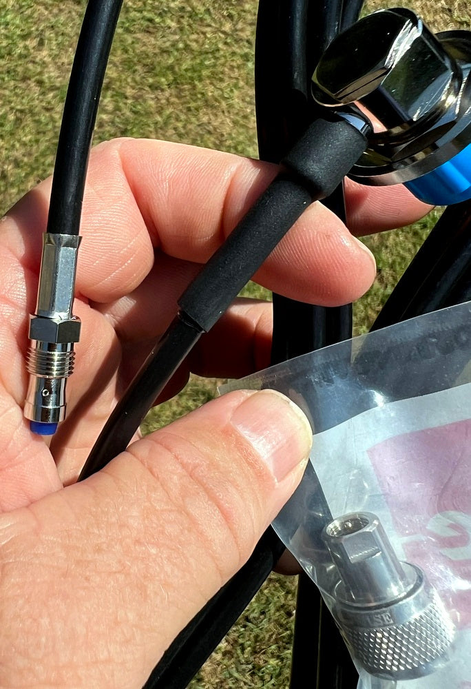 RFI UHF CB Radio Antenna - 476-478Mhz Mobile Antenna With Base, Lead, PLug and Adaptor