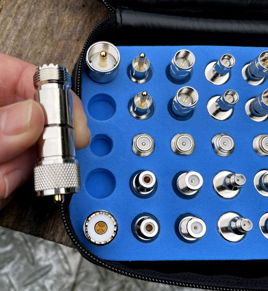 Coax Plug Kit - Make Any Connector in Seconds - Test Equipment Kit