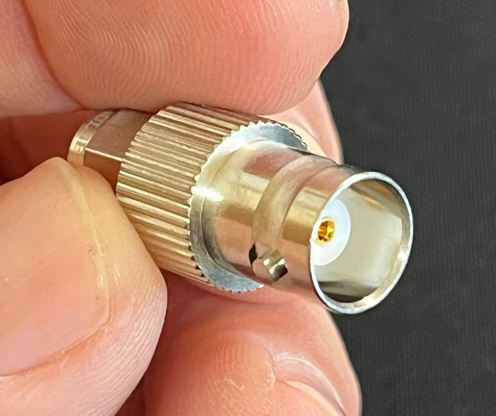 SMA Male to BNC Female Adaptor Plug Coax