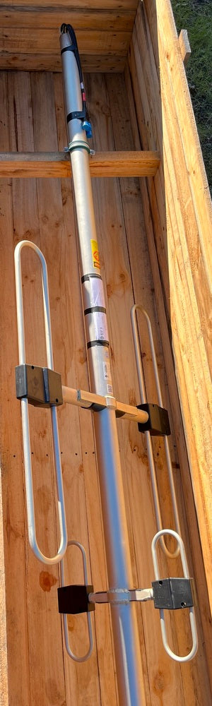 Base Antenna VHF & UHF - Dual Stacked Binary Array, VHF Marine, Amateur Radi, UHF CB, 2way Antenna