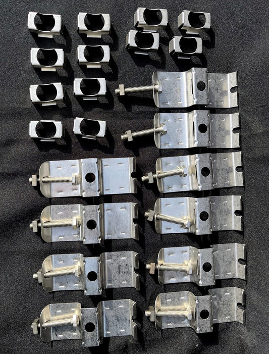 No2 Stainless Steel Cable Support Kits - Cable Hangers - Grips - Andrews 42396A-5