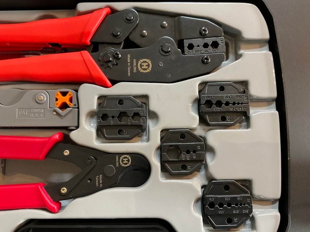 Connector Tool Kit For All Coax Plugs - RF Crimp Tool Kit