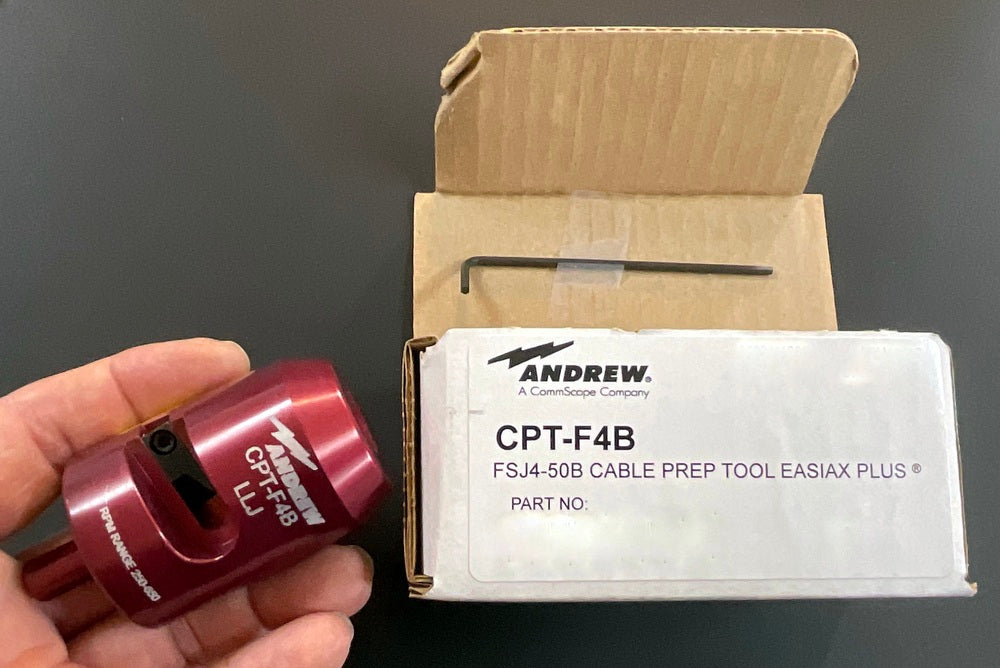 Heliax Connector Tool For Drills - FSJ4-50 Prep Tool