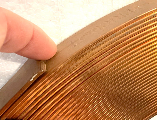 25mm x 3mm - Copper Strap - Copper Bar