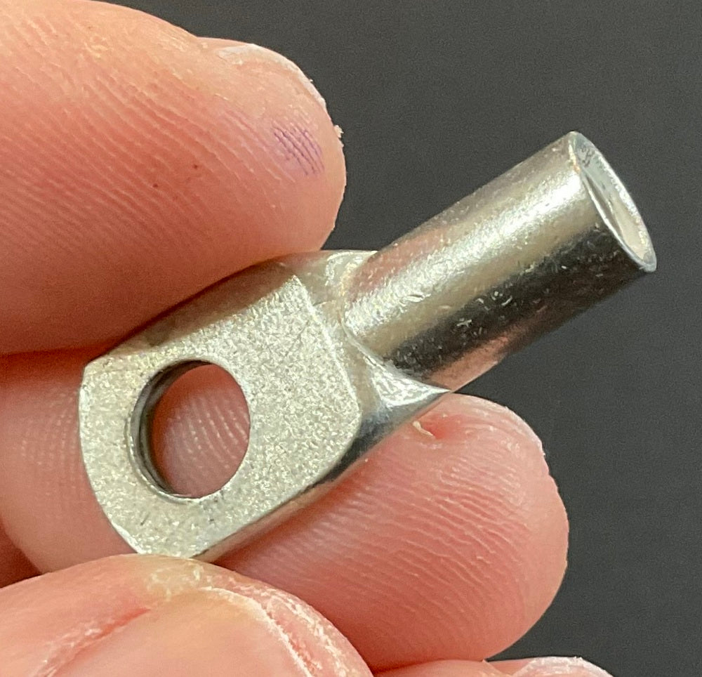 10mm Cable x 6mm Hole Power Cable Lug - Sold As A Pack Of 10 Lugs