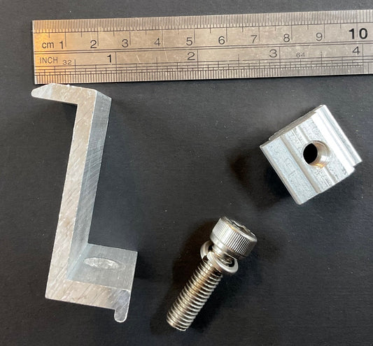 50mm End Solar Panel Clamp - Mounting Bracket
