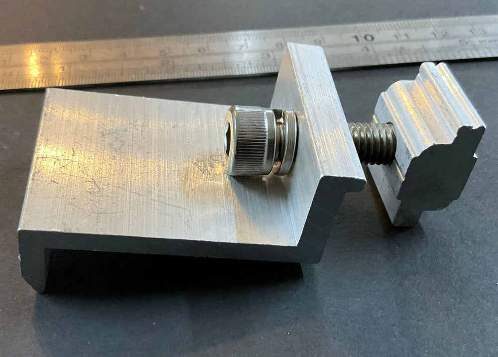 50mm End Solar Panel Clamp - Mounting Bracket