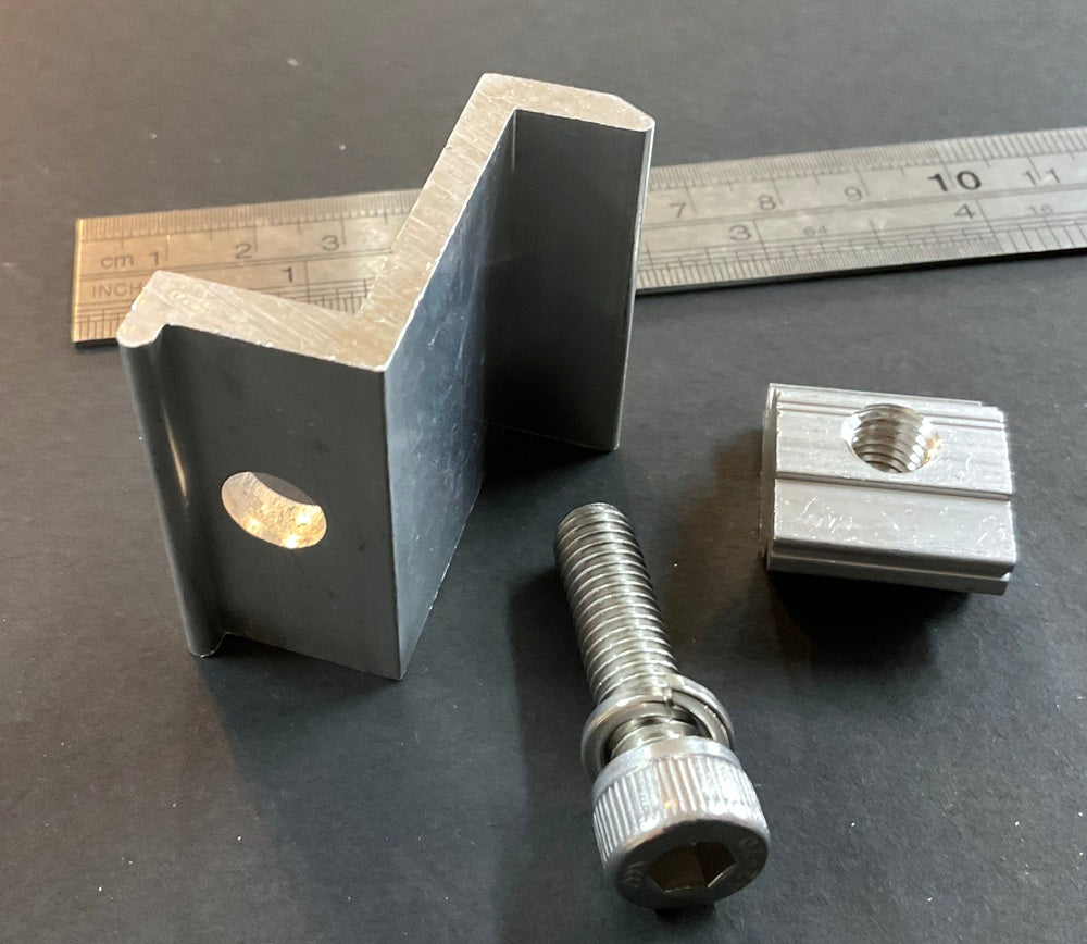 35mm End Solar Panel Clamp - Mounting Bracket