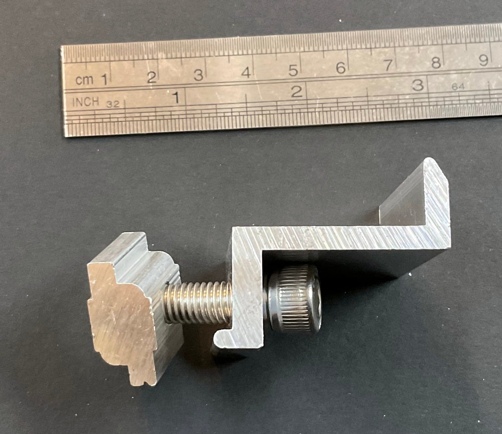 35mm End Solar Panel Clamp - Mounting Bracket