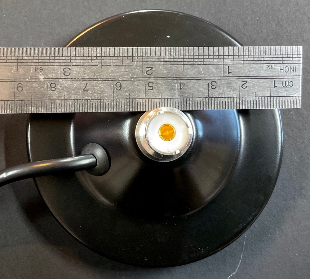 455-490Mhz Antenna With 90mm Magnetic Base, Lead and Adaptor - UHF CB, Amateur, Ham Radio, 2Way Radio Antenna
