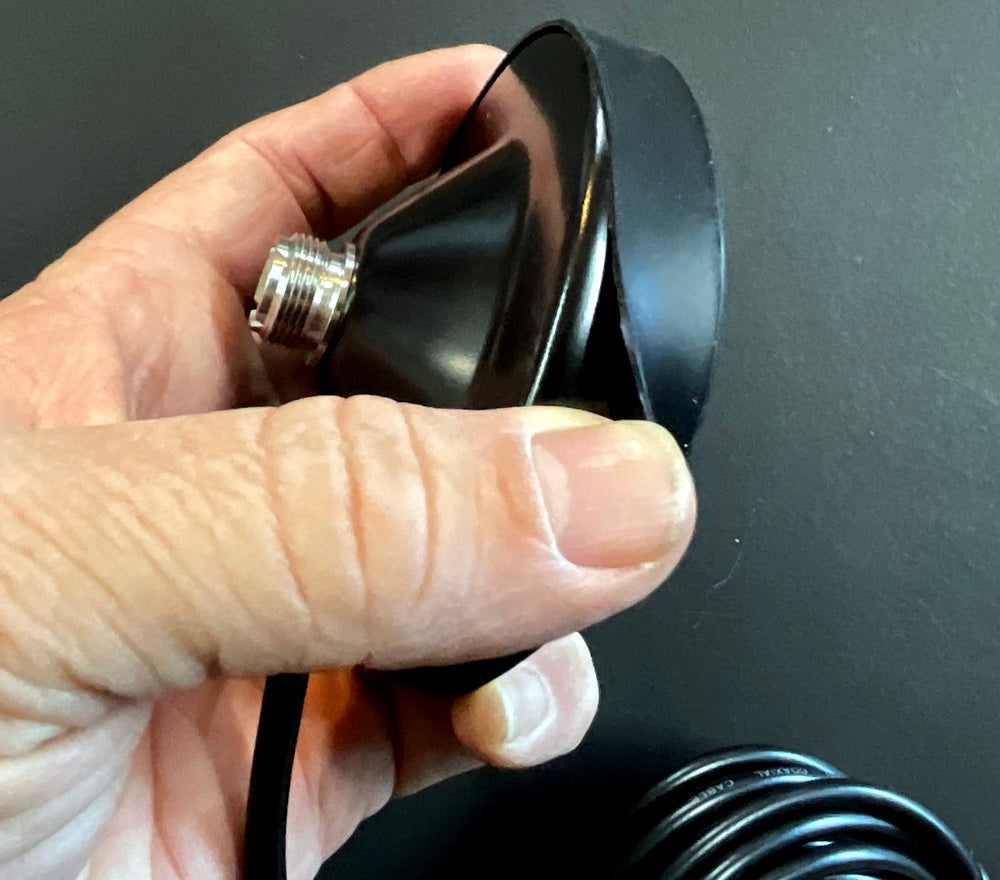 RFI UHF CB Radio Antenna - 476-478Mhz With Magnetic Base, Lead, FME & PL259 adaptor