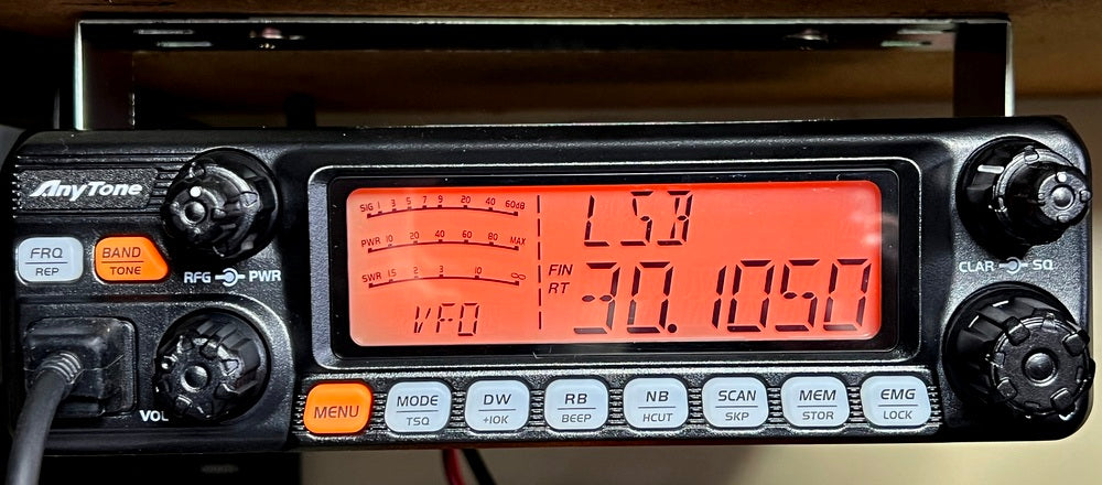 60Watts AM/FM/USB/LSB Anytone 5555N-II  Mobile HF CB/Amateur Radio 24-30Mhz*
