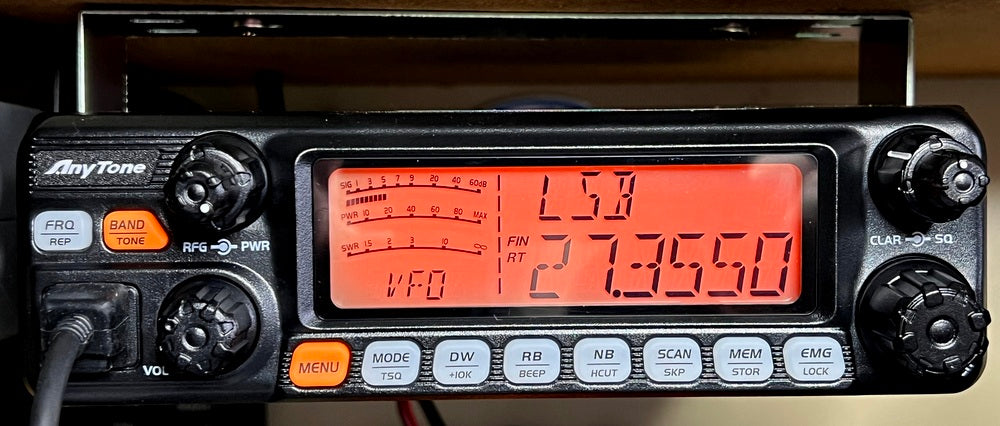 60Watts AM/FM/USB/LSB Anytone 5555N-II  Mobile HF CB/Amateur Radio 24-30Mhz*