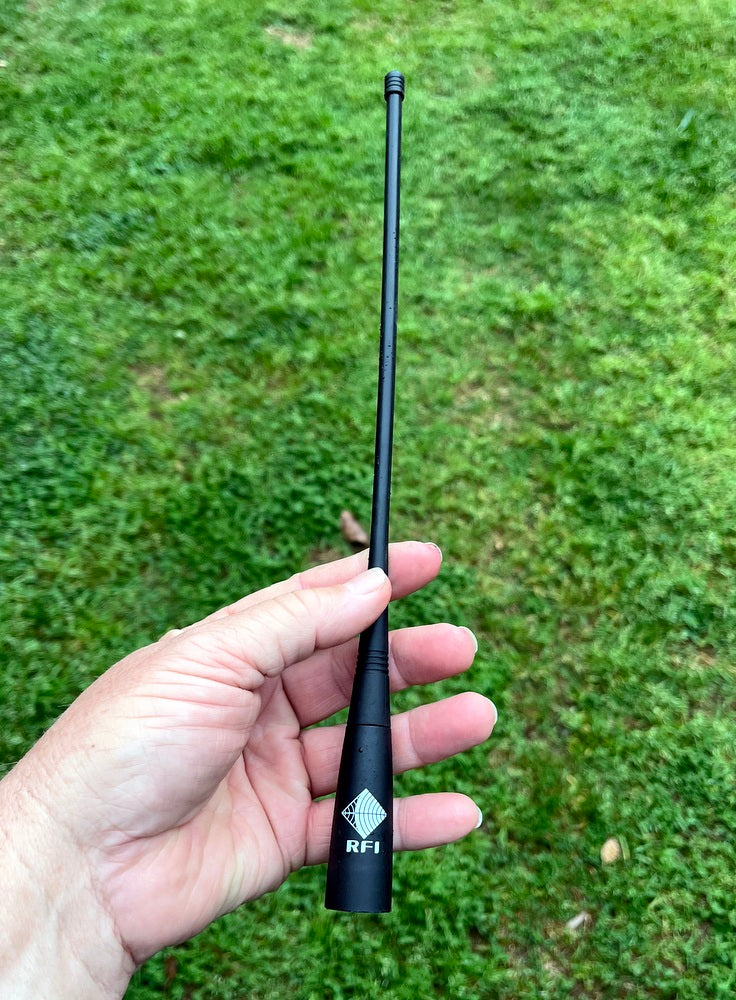 RFI UHF CB Radio Antenna - 476-478Mhz Mobile Antenna With Base, Lead, PLug and Adaptor