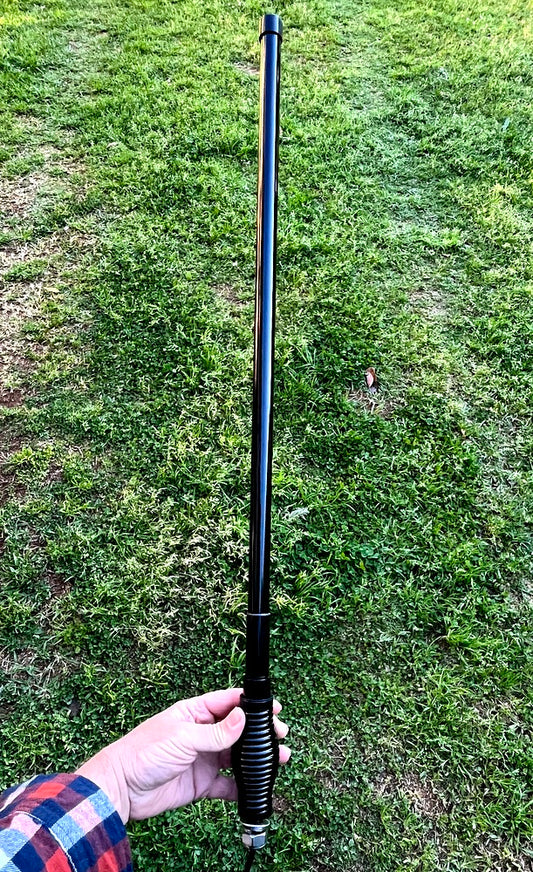 Dual Band 144 and 430Mhz Mobile Antenna With Bull Bar Mount, Spring, Cable, Plug