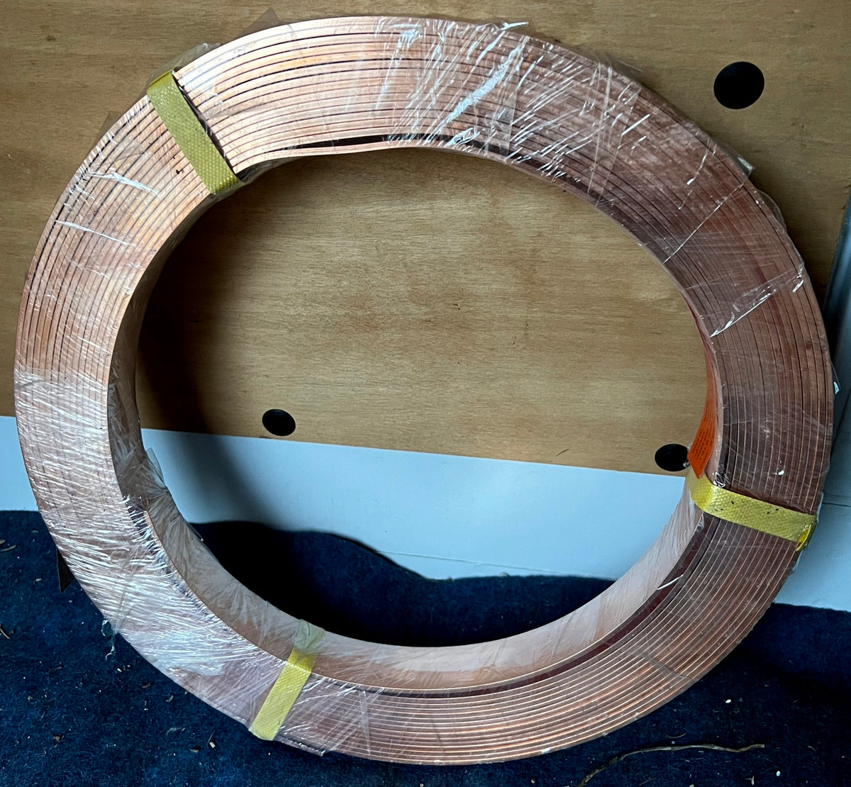 Full Roll/Coil 38mm x 3mm (16 Meters) - Copper Strap - Copper Bar