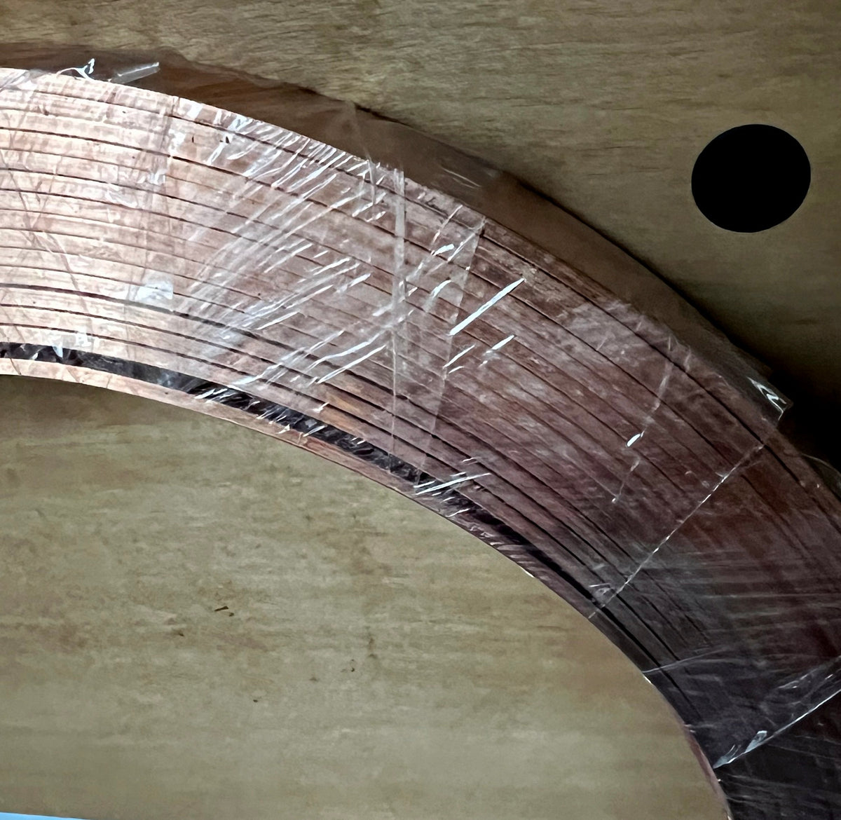 Full Roll/Coil 38mm x 3mm (16 Meters) - Copper Strap - Copper Bar