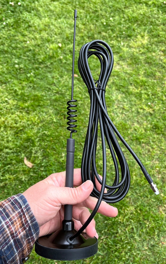 27Mhz CB Antenna 32cm Long With Magnetic Base, Lead, Plug And Adaptor
