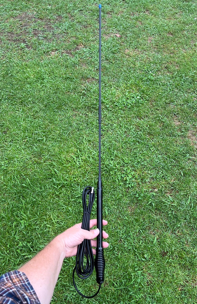 UHF CB 6.5dBi 477Mhz Mobile Antenna with Spring, Cable, Plug