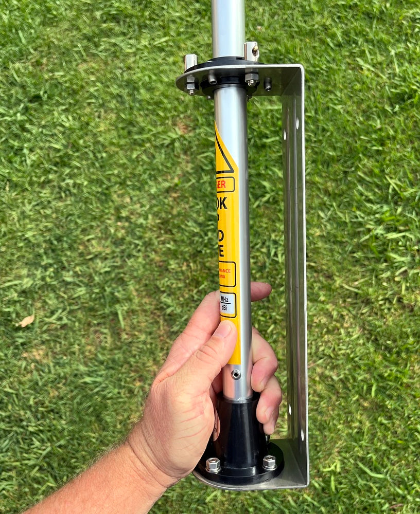 Base Station CB Antenna - 27Mhz CB Antenna 6.3Mtr Long (Ally & Stainless Construction)