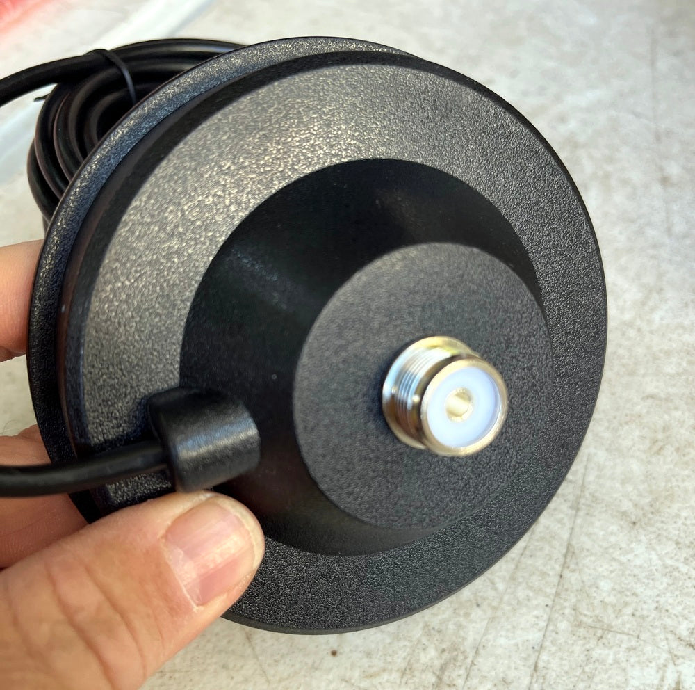 116mm Antenna Magenetic Base Mount, Lead, Plug and Adaptor