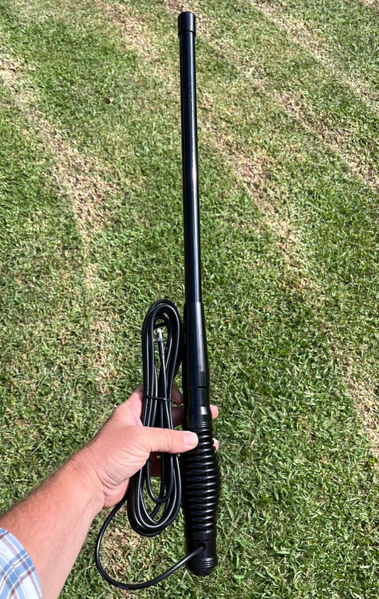 "Little Ripper" UHF CB 477Mhz 660mm Mobile Antenna With Spring, Cable, Plug