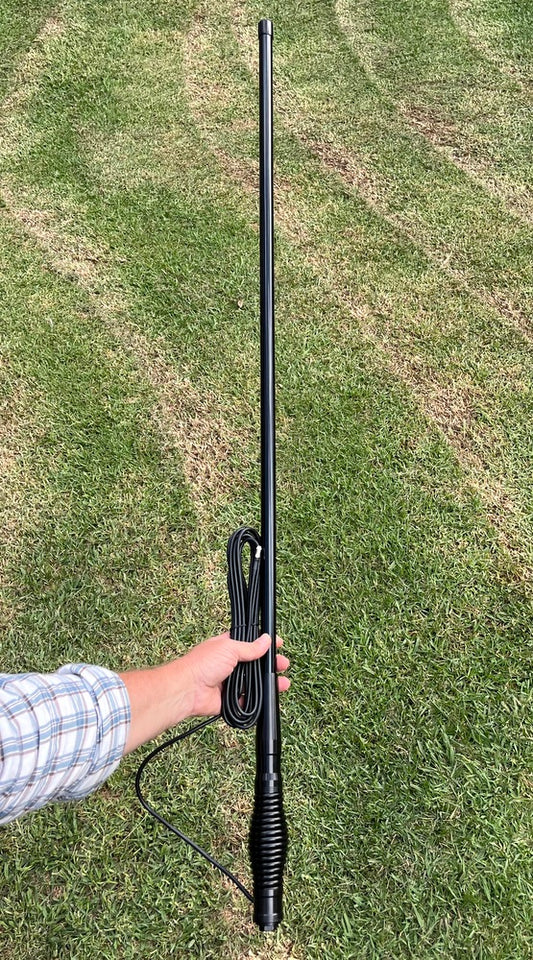 UHF CB 477Mhz 1250mm Mobile Antenna With Spring, Cable, Plug