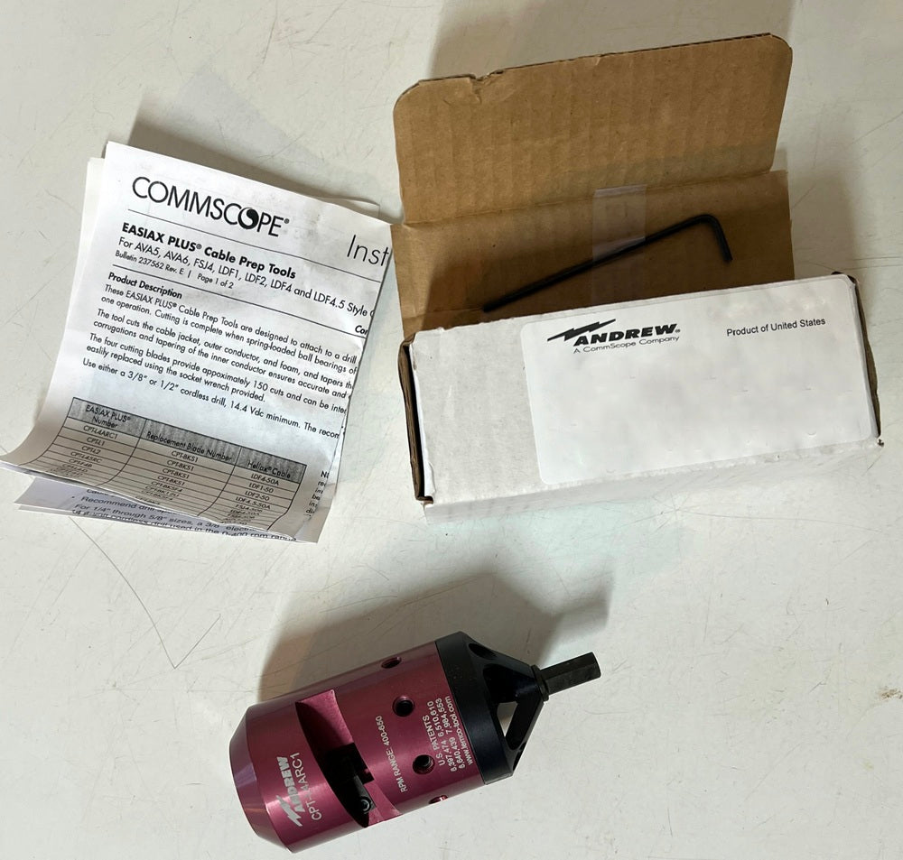 Heliax Connector Tool For Drills - LDF4-50 Prep Tool