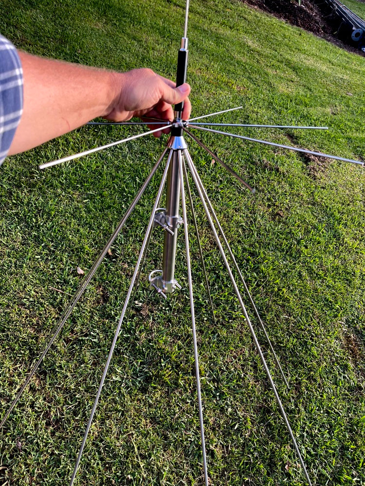 Base Station Discone #2 Antenna All Band Receiver 25Mhz to 1300Mhz