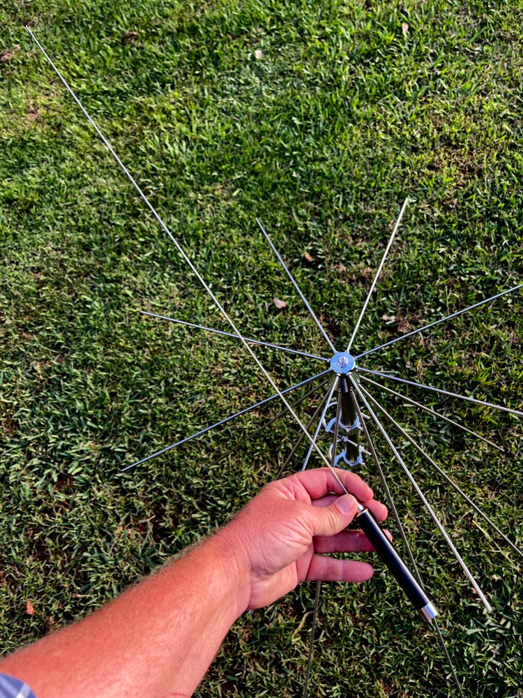 Base Station Discone #2 Antenna All Band Receiver 25Mhz to 1300Mhz