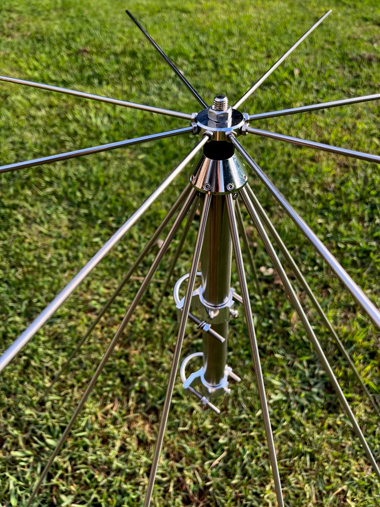 Base Station Discone #2 Antenna All Band Receiver 25Mhz to 1300Mhz