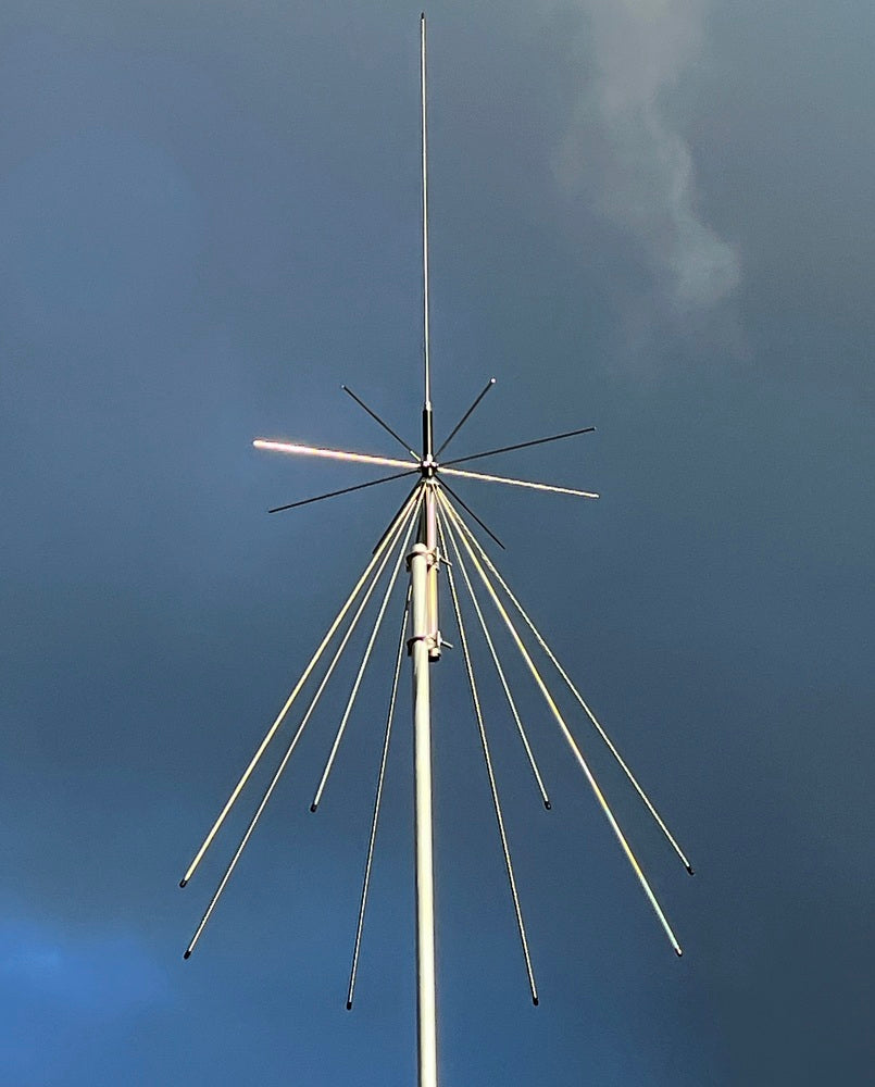 Base Station Discone #2 Antenna All Band Receiver 25Mhz to 1300Mhz