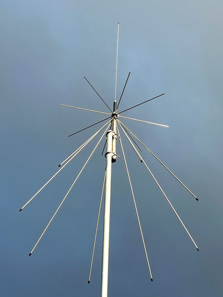 Base Station Discone #2 Antenna All Band Receiver 25Mhz to 1300Mhz