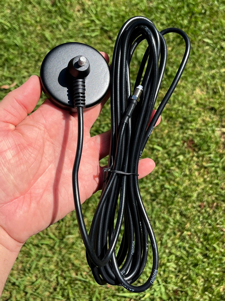 1/4 Wave Radio Antenna + Magnetic Base + Adaptor 134Mhz VHF - 520Mhz UHF