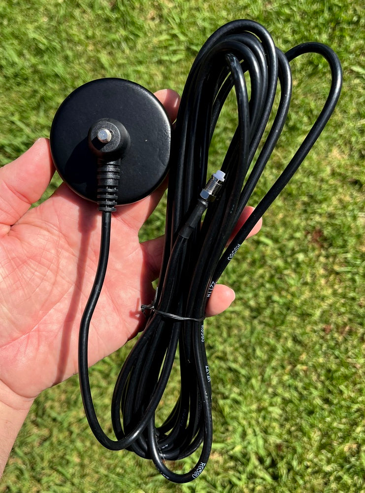 1/4 Wave Radio Antenna + Magnetic Base + Adaptor 134Mhz VHF - 520Mhz UHF