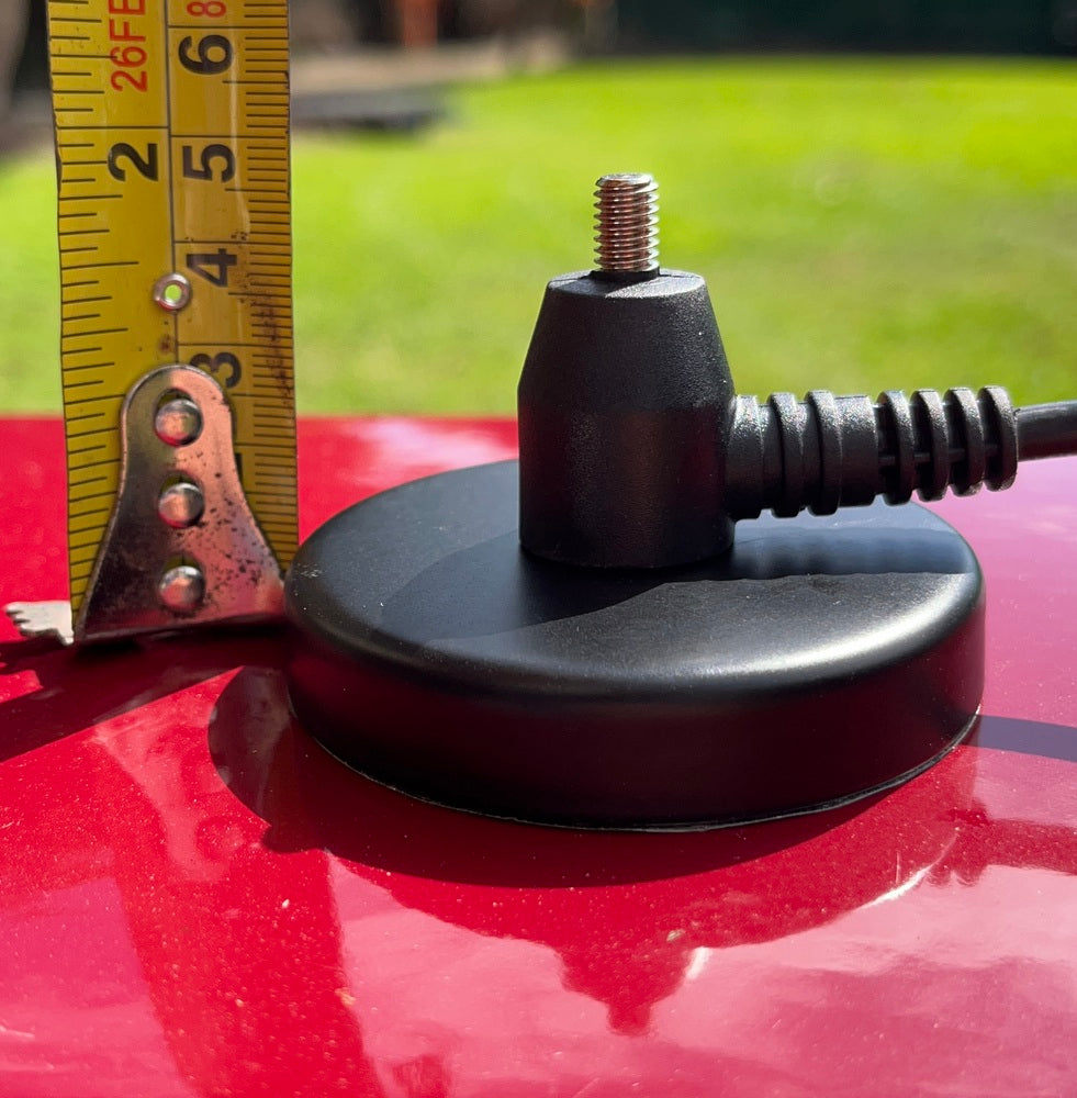 1/4 Wave Radio Antenna + Magnetic Base + Adaptor 134Mhz VHF - 520Mhz UHF